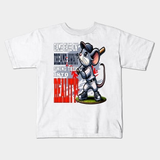 Hit Your Dreams Out of the Park: Unleash Your Potential Kids T-Shirt